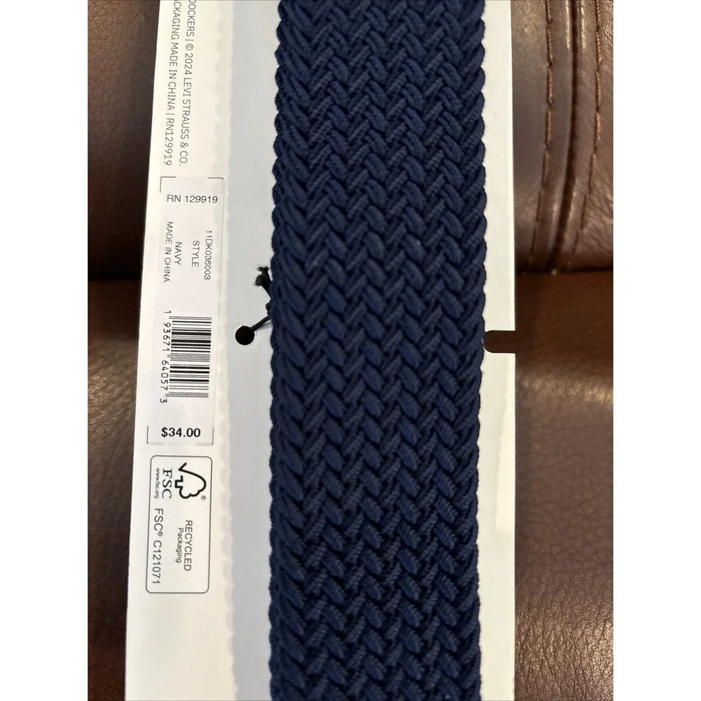 Dockers Fabric Weave Belt Stretch Large/XL Pant 42